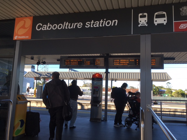 Caboolture駅の様子