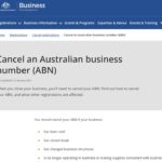 オーストラリア・ABNの閉鎖（クローズ）方法！Australian Business Numberの閉じ方
